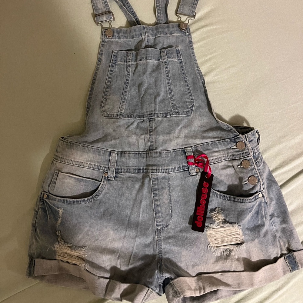 NWT denim overalls